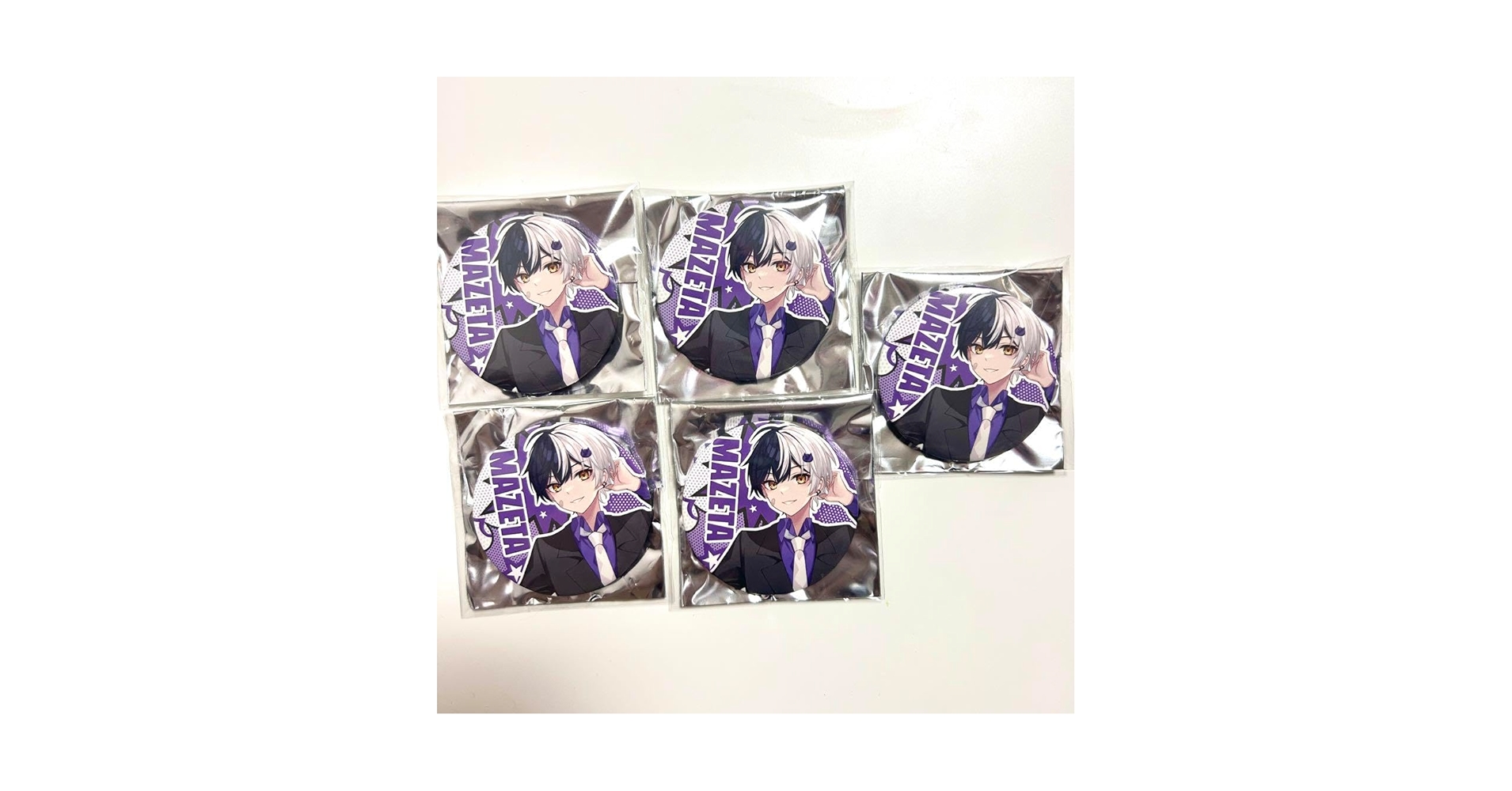 Amazon.co.jp: まぜ太 缶バッジ 1stワンマンライブグッズ AMPTAK